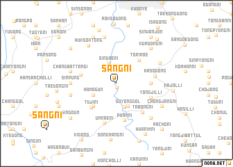 map of Sang-ni