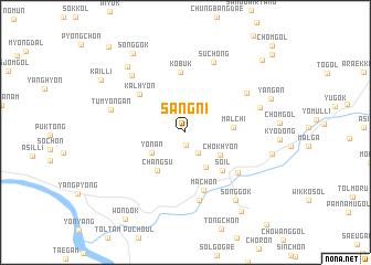 map of Sang-ni