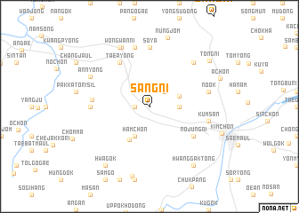 map of Sang-ni