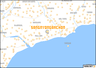 map of Sangnyŏngam-ch\