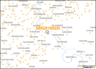 map of Sangnyŏng-ni