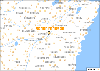 map of Sangnyongsan