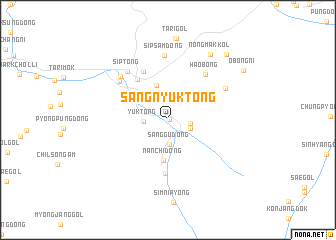 map of Sangnyuk-tong