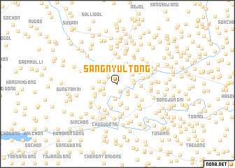 map of Sangnyul-tong