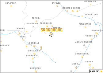 map of Sangobong