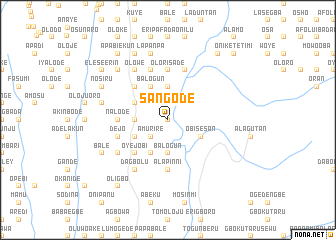 map of Sangode