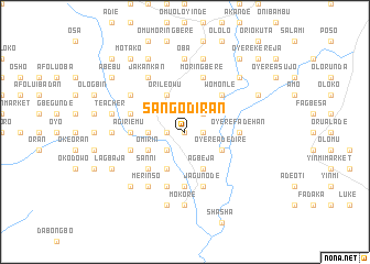 map of Sango Diran