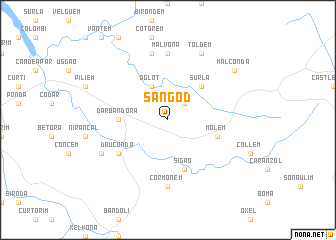 map of Sangod