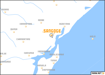 map of Sangoge