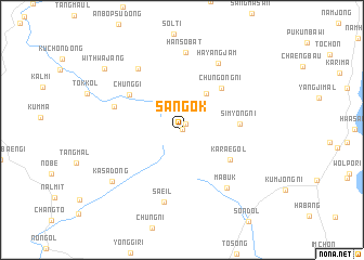 map of Sangok