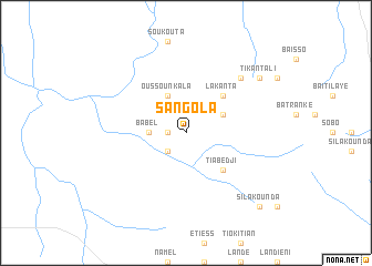 map of Sangola