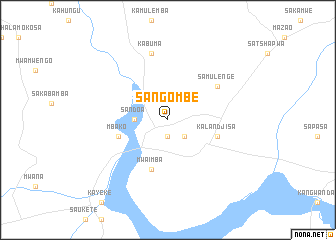 map of Sangombe