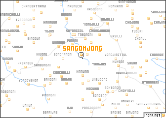 map of Sangŏmjŏng