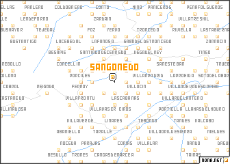 map of Sangoñedo