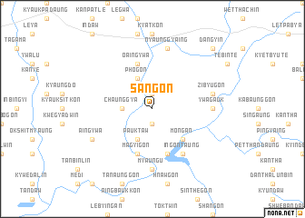 map of Sangon