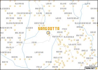 map of Sango Otta