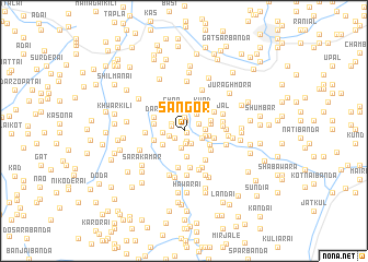 map of Sangor