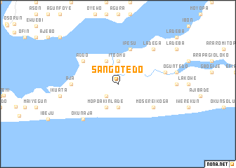 map of Sangotedo