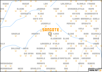 map of Sangote