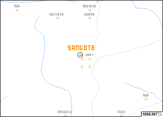 map of Sangote
