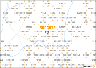 map of Sangote