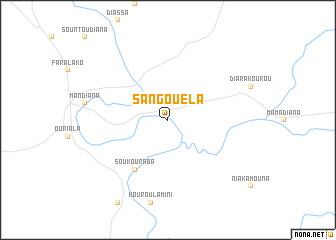 map of Sangouéla