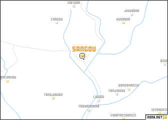 map of Sangou