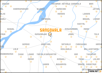 map of Sangowāla