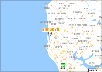 map of Sangoya