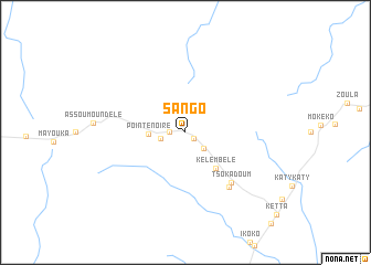 map of Sango