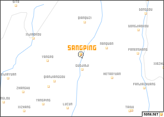 map of Sangping