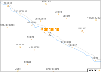 map of Sangping