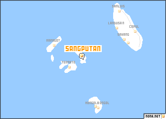 map of Sangputan