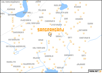 map of Sangrāmganj