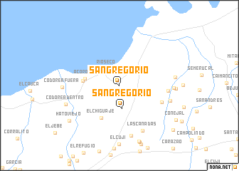 map of San Gregorio