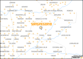 map of San Gregorio