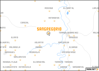 map of San Gregorio