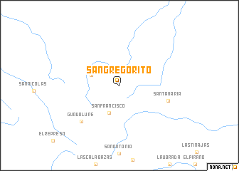 map of San Gregorito