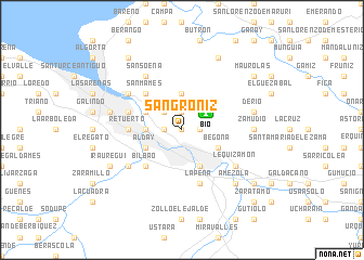 map of Sangróniz