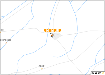 map of Sangrūr