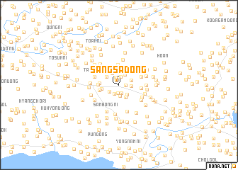 map of Sangsa-dong
