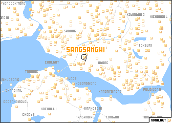 map of Sangsamgwi