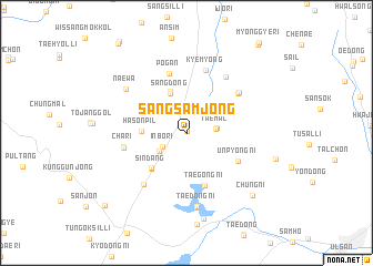 map of Sangsamjŏng