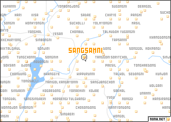 map of Sangsam-ni