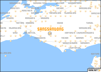map of Sangsan-dong