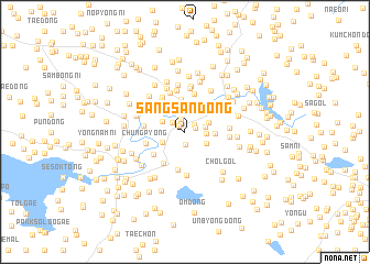 map of Sangsan-dong