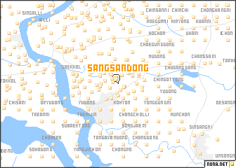 map of Sangsan-dong