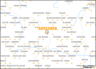 map of Sang Sarā