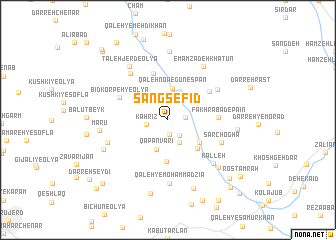 map of Sang Sefīd