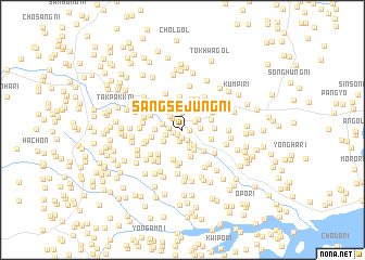 map of Sangsejung-ni